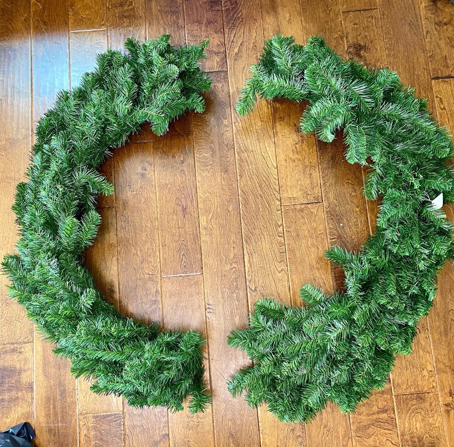 48 inch,   2 pc set Pine Wreath. Non Decorated.   Free shipping