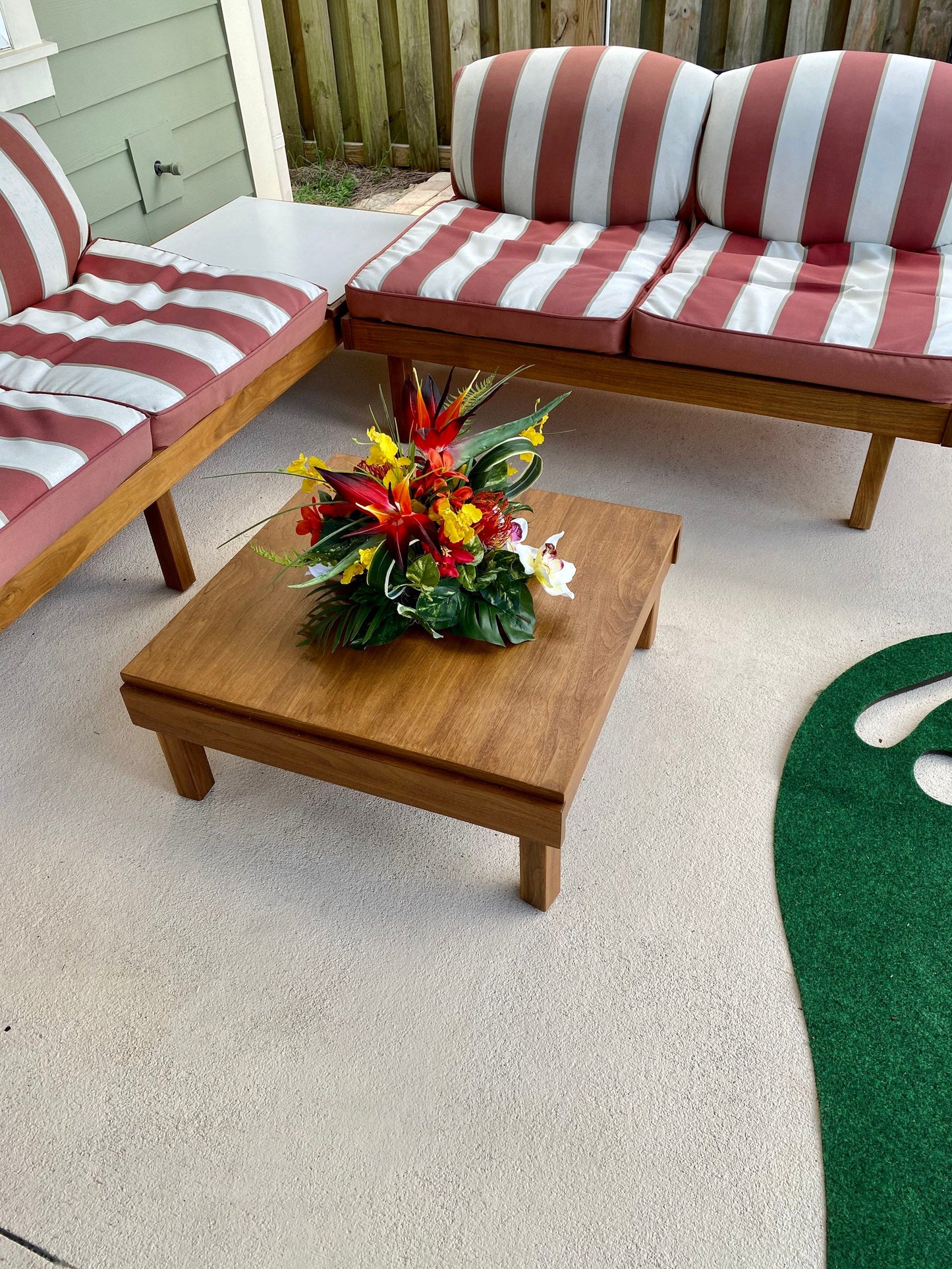 Tropical Floral Centerpiece, Bird of Paradise, Cymbidium Orchid