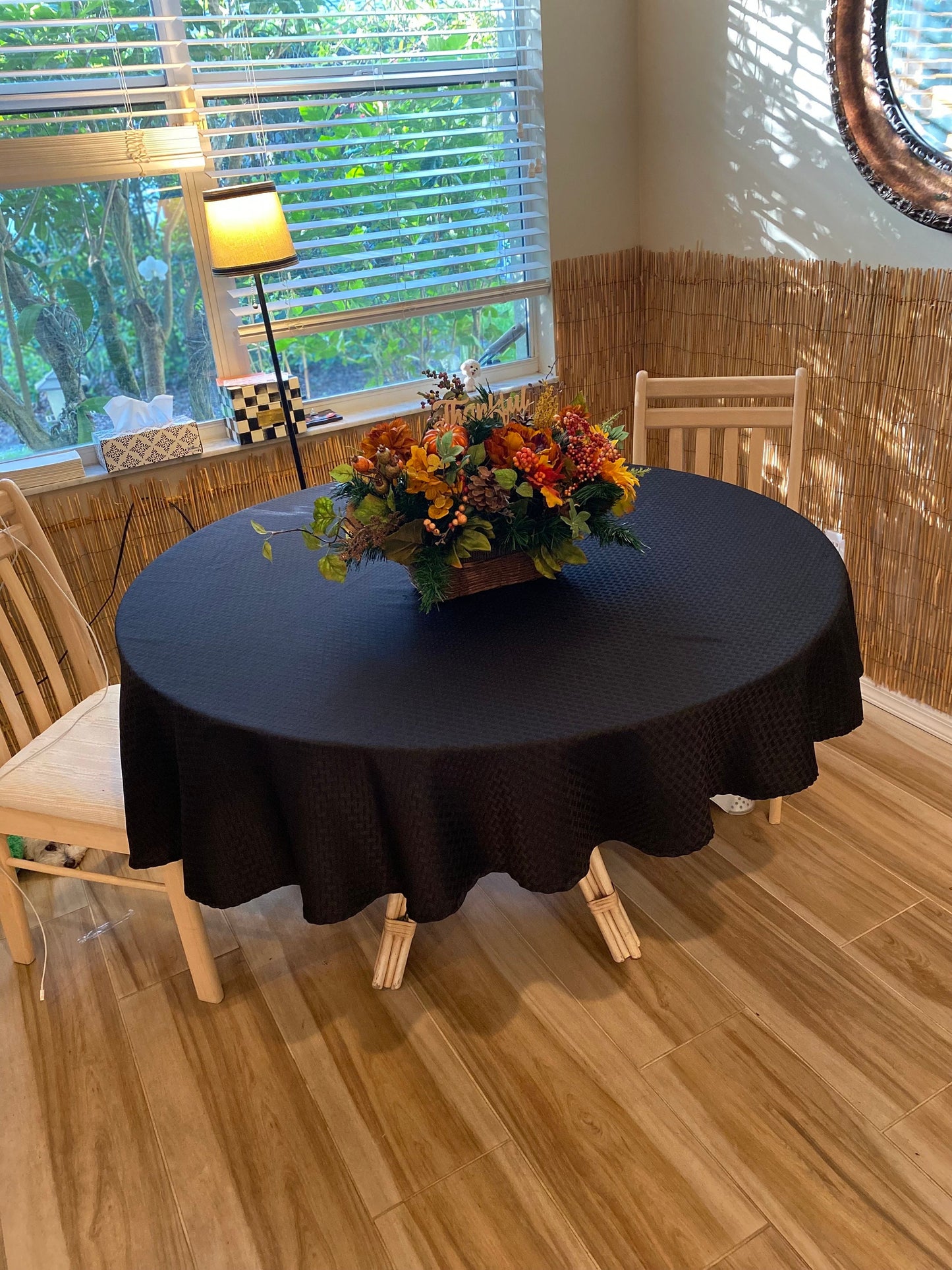 Thanksgiving Centerpiece with Pumpkin & Peonies Mix, Fall Basket Arrangement, Autumn Table Decor